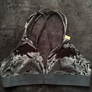 m victoria’s secret velour bralette
